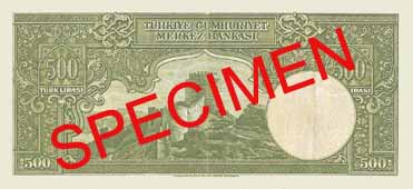 FIVE THOUSAND TURKISH LIRA BACK FACE FIVE THOUSAND TURKISH LIRA BACK FACE