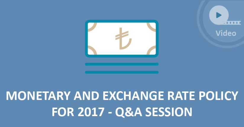 Monetary and Exchange Rate Policy for 2017 - Q&A Session (in Turkish) (Ankara, 06/12/2016)