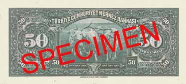 FIFTY TURKISH LIRA BACK FACE FIFTY TURKISH BACK LIRA FACE